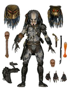 Фигурка Хищник старейшина Elder Predator свет подвижная 20 см Neca