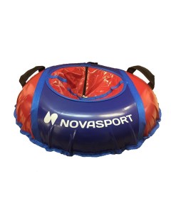 Тюбинг синий красный без камеры 125 см Novasport
