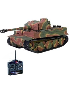 Радиоуправляемый танк Tiger 1 Германия 1 16 лесной камуфляж звук дым V3 AS381 Taigen