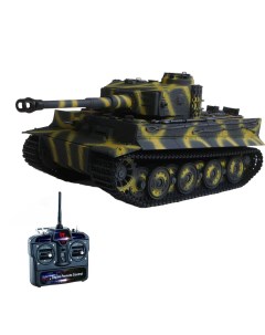 Радиоуправляемый танк Tiger 1 Германия 1 16 окраска Тики звук дым V3 AS3818 D Taigen