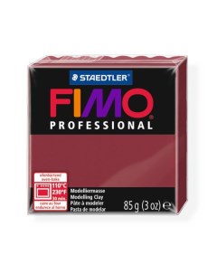 Глина полимерная Professional запекаемая 85 грамм бордо FIMO 8004 23 Staedtler
