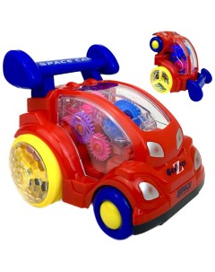 Машинка Space Car с движущимися шестеренками вращение 360 Klox toys