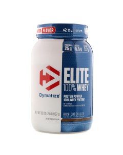 Протеин Elite Whey 908 г rich chocolate Dymatize nutrition