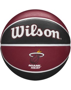 Баскетбольный мяч NBA team tribute miami heat 7 сине желтый Wilson