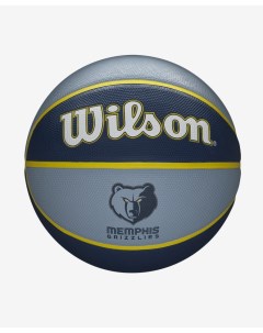 Мяч баскетбольный NBA Team Tribute Memphis Grizzlies размер 7 серо голубой Wilson