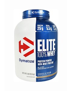 Протеин Elite Whey 2270 г cookies cream Dymatize nutrition