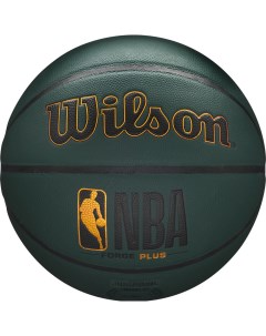Баскетбольный мяч NBA forge plus 7 зеленый Wilson