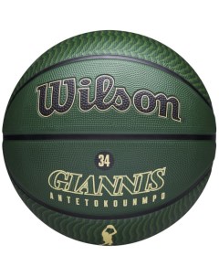 Мяч баскетбольный Nba Player Icon Giannis Antetokounmpo Outdoor WZ4006201XB Wilson
