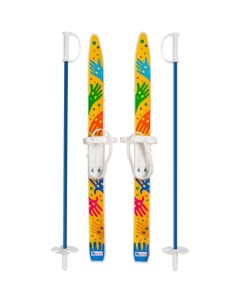 Лыжи детские Лыжики пыжики Ручки с палками 75 75 см 4630035334281 Cicle