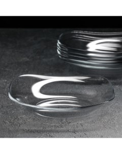 Набор тарелок стекло Invitation 21 5 см 6 шт прозрачный Pasabahce