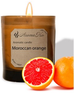 Свеча ароматическая в банке мароканский апельсин Aromako