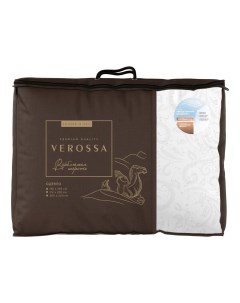 Одеяло 200 х 220 см сатин всесезонное белое Verossa