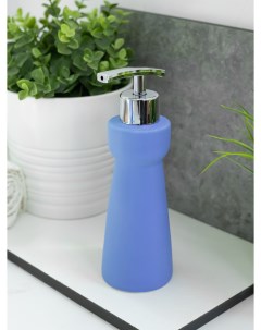 Дозатор для мыла керамический CHANTI голубой Proffi