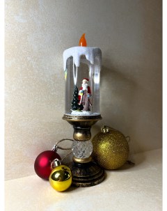Новогодний светильник Свеча Дед Мороз белый теплый Olaf