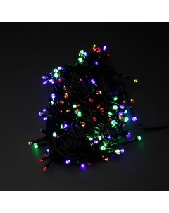 Световая гирлянда новогодняя 4698 1 13 м разноцветный RGB Merry christmas