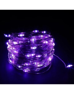 Светодиодная нить 16522 1 10 м фиолетовый Merry christmas