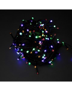 Световая гирлянда новогодняя 4703 1 22 м разноцветный RGB Merry christmas