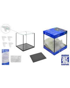 Аквариум для креветок куб стекло объем 14 л 24х24х26 см Аквапанорама