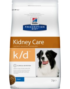 Сухой корм для собак Prescription Diet k d Kidney Care мясо 2кг Hill`s