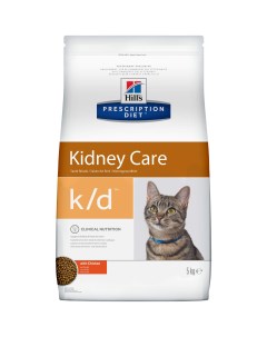 Сухой корм для кошек Prescription Diet Kidney Care при патологии почек 5кг Hill`s