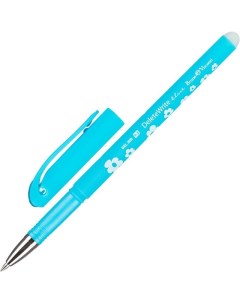 Ручка гелевая стираемая DeleteWrite Цветочки 0 4мм синяя 24шт Bruno visconti
