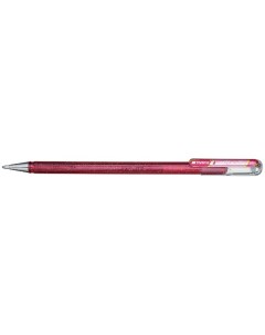 Ручка гелевая Hybrid Dual Metallic 1мм хамелеон розовый зеленый золотистый Pentel