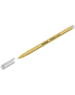 Ручка гелевая Brilliant Metallic 293288 золотистая 0 8 мм 12 штук Berlingo