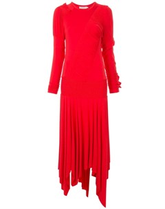 Preen line платье свитер с рюшами s красный Preen line
