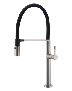 Смеситель для кухни Uno 114-NB брошированный никель Boheme