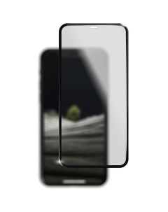 Стекло защитное 3D для iPhone 12 Pro Max Черный Breaking