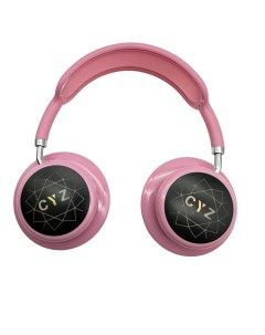 Наушники беспроводные Bluetooth ZYC Max Wireless розовый Nobrand