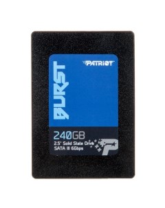 SSD накопитель Burst Elite 2 5 240 ГБ PBU240GS25SSDR Patriot memory