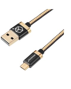 Кабель Denim USB Micro USB 1m Черный Breaking
