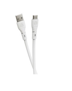 Кабель K13 USB A USB C 3 0А 1м Белый Breaking