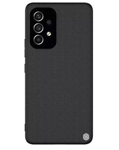 Чехол Textured для Samsung Galaxy A53 с покрытием из нейлонового волокна черный Nillkin