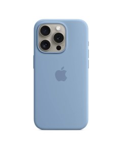 Чехол iPhone 15 Pro Silicone Case with MagSafe Winter Blue Зимний Синий Apple