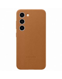 Чехол Leather Case для Galaxy S23 Camel Samsung