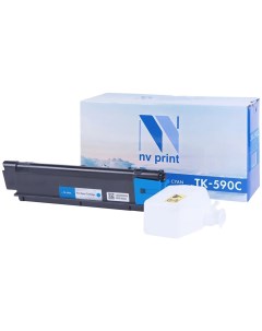 Картридж для лазерного принтера TK 590C TK 590C голубой оригинальный Kyocera
