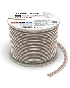 Акустический кабель PERFORMANCE Speaker Wire SP 7 10m Spool clear D1C201 Oehlbach