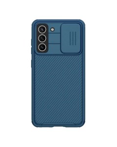 Чехол из пластика и TPU CamShield Pro для Samsung Galaxy S21 FE синий Nillkin