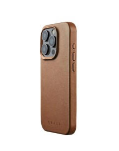 Защитный чехол Full Leather Magsafe для iPhone 15 Pro коричневый ICCL039TN Mujjo