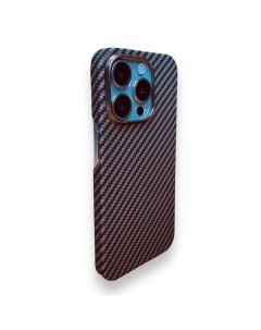 Чехол карбоновый для iPhone 15 pro MagSafe Кевларовый из арамидного волокна Stygrip