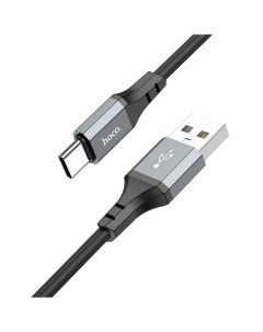 USB Кабель Type C X92 3м силиконовый черный Hoco