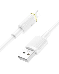 USB дата кабель Lightning U109 1 2м белый Hoco