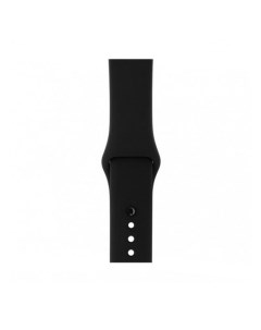Силиконовый ремешок для Apple Watch 42 44 мм S M Черный Igrape