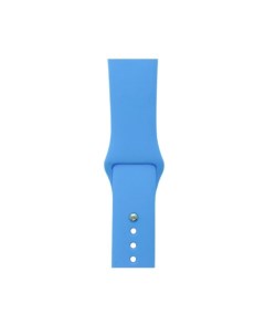 Силиконовый ремешок для Apple Watch 42 44 мм S M Ярко голубой Igrape