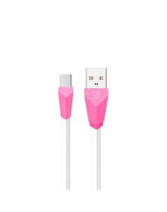 Дата кабель Alien RC 030m USB microUSB 2 1A 1 м White Pink Remax