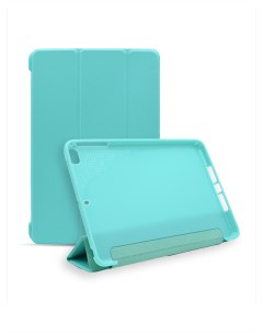 Чехол для планшета iPad mini 1 2 3 4 5 голубой книжка с силиконовой основой Case place
