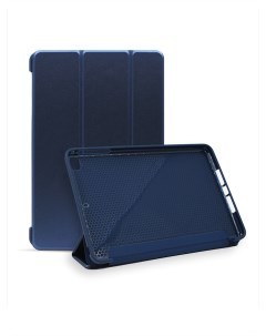 Чехол для планшета iPad mini 1 2 3 4 5 синий книжка с силиконовой основой Case place