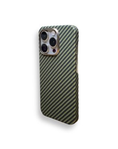 Чехол карбоновый для iPhone 15 Pro Max MagSafe Кевларовый из арамидного волокна Stygrip